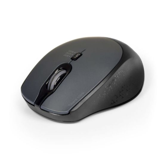 Picture of Port Connect Silent 1600DPI 3 Button Wireless Mouse - Black