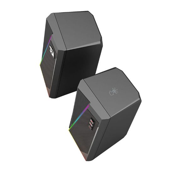 Picture of REDRAGON 2.0 Satellite Speaker ANVIL 2 x 3W RGB USB|Aux Gaming Speaker - Black