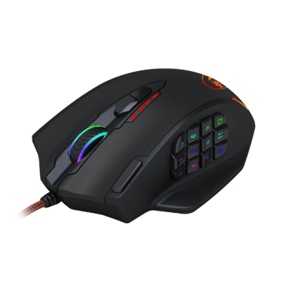 Picture of REDRAGON IMPACT 12400DPI MMO Gaming Mouse - Black