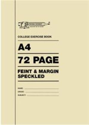 Picture of Freedom A4 College Exercise Book Feint and Margin 72 Page