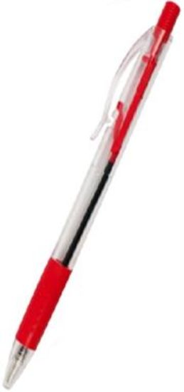 Picture of Foska Retractable Red Ball Pen 1.0mm