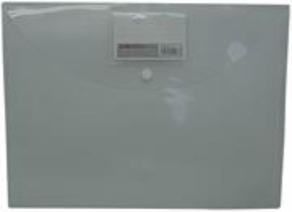 Picture of DLOffice A4 Carry Folder with Press Stud on Flap Clear