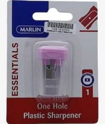 Picture of Marlin Essentials One Hole Plastic Pink Sharpener