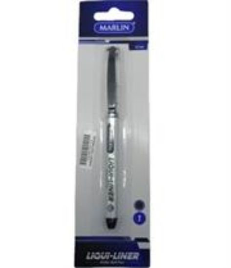 Picture of Marlin Liqui Liner Roller Ball Pen Black Single Medium
