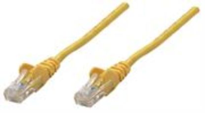 Picture of Intellinet Yellow CAT5E U-UTP 0.25m Patch Cable