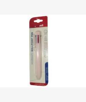 Picture of ARTWELL 6 Colours Ballpoint Pen Pink