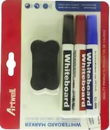 Picture of Artwell 3 Pack Whiteboard Marker