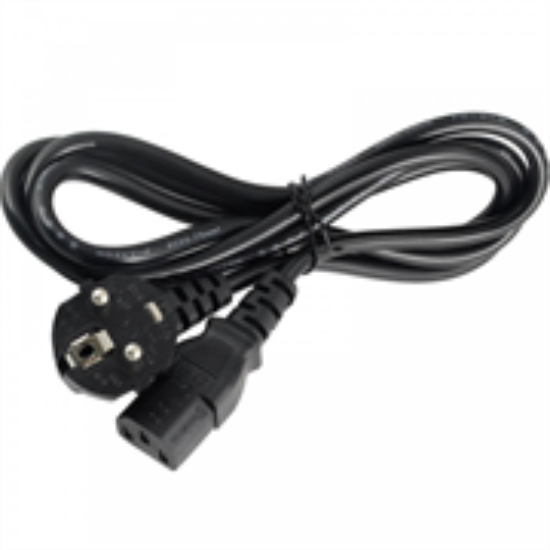 Picture of UniQue Black 1.8m Standard Single Head Power 2 Pin Cable