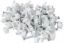 Picture of Noble 12mm Round Cable Clips with Nail White 100 Pieces