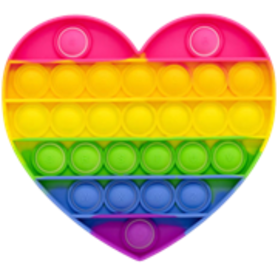 Picture of Sceedo Pop It Bubble Heart Fidget