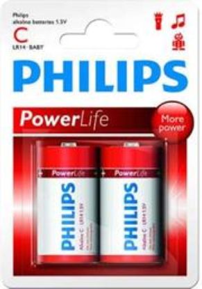 Picture of Philips PowerLife Battery LR14P2B C Alkaline