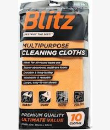 Picture of Tevo Blitz 10 Pack Premium Cloths
