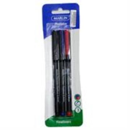 Picture of Marlin Precision Fineliner Pens Assorted colour