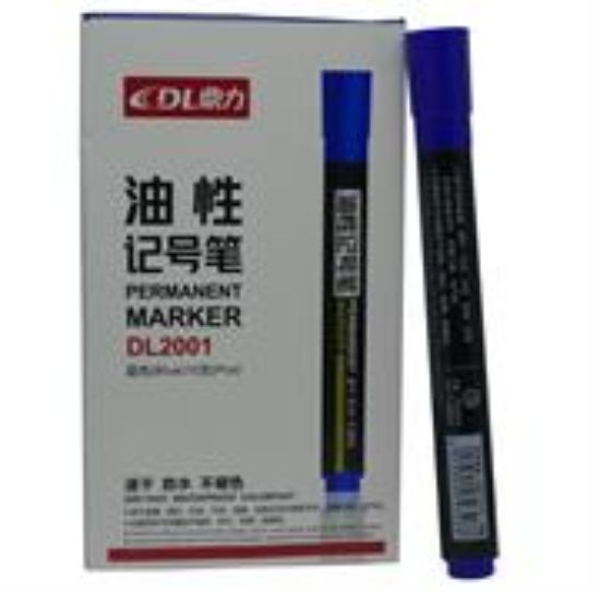 Picture of DLOffice Permanent Markers Pack of 10 Blue