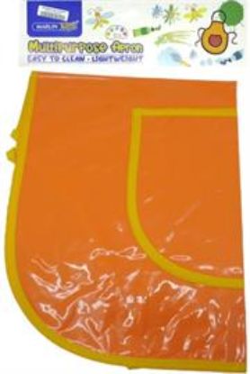 Picture of Marlin Multi Purpose Kids Plastic Aprons Orange