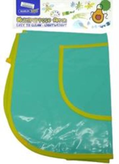Picture of Marlin Multi Purpose Kids Plastic Aprons Teal Green