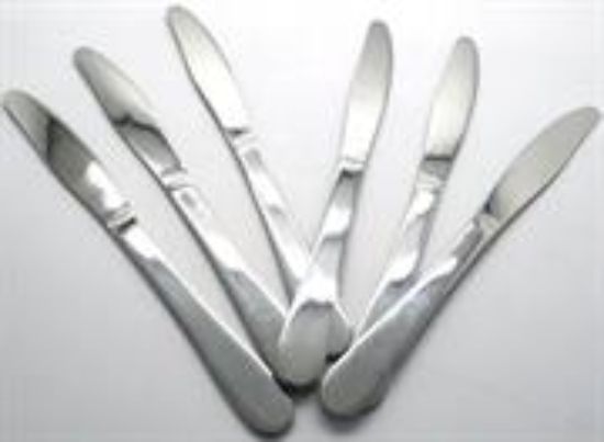 Picture of Casey Catering 6 Piece Stainless Steel Dinner Knives Set Plain
