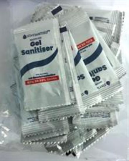 Picture of Casey Travel Gel Sanitiser Sachet 3ml Pack of 30