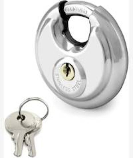 Picture of Noble 70mm Stainless Steel Disc Padlock