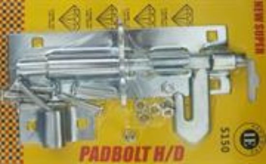 Picture of Noble Lockable Pad Bolt latch 150mm Zinc Plated