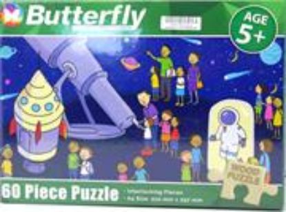 Picture of Butterfly 60Pc At The Planetarium Wooden Puzzle