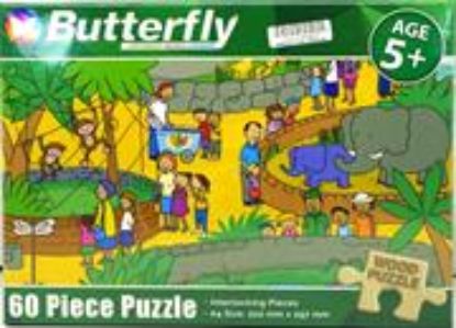 Picture of Butterfly 60Pc At The Zoo Wooden Puzzle