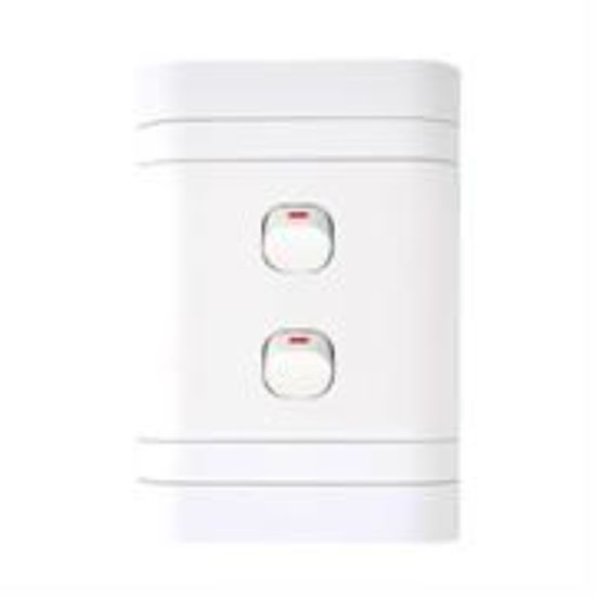 Picture of Lesco Flush Cover with 2 Lever 1 Way Switch