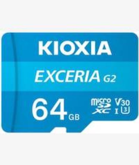 Picture of Kioxia Exceria G2 MicroSDXC 64GB Memory Card