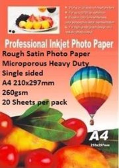 Picture of EBox Rough Satin Photo Paper-