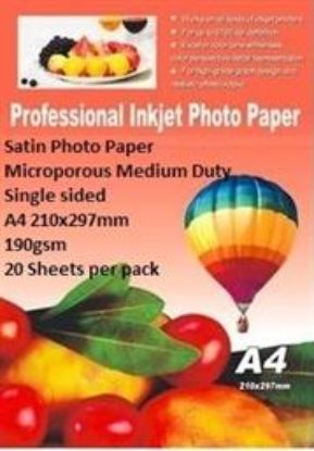 Picture of E-Box Satin Photo Paper- Microporous Coated Medium Duty