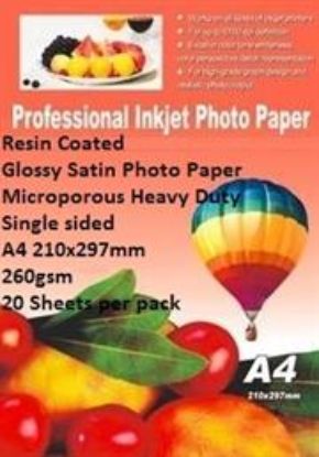 Picture of EBox Resin Coated Glossy Satin Photo Paper