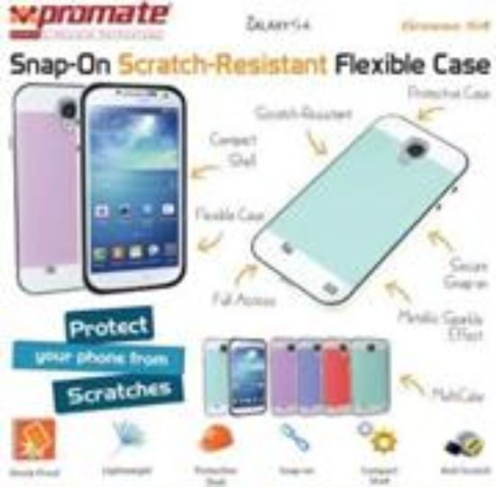 Picture of Promate Purple Grosso S4 Scratch Resistant Flexible Case