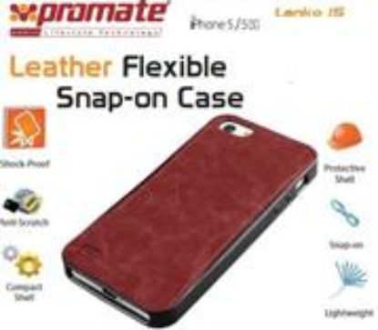 Picture of Promate Brown Lanko.i5 Hand Crafted Leather Case