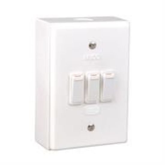 Picture of Lesco LSS Range 3 Lever 3x1 Way Switch Shrink Wrapped