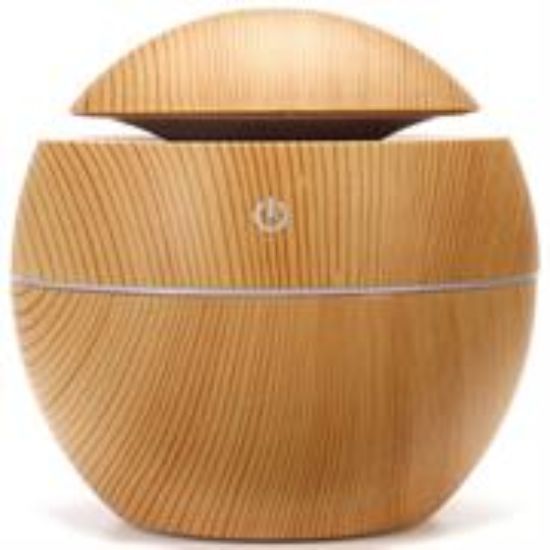 Picture of Casey Ultrasonic Aroma Mini Portable Humidifier Light Wood