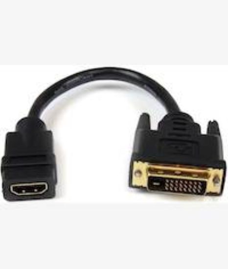 Picture of UniQue 30cm Female HDMI To Male DVI Cable