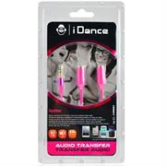 Picture of iDance Pink Connect C2 3.5mm 1 to 2 Splitter