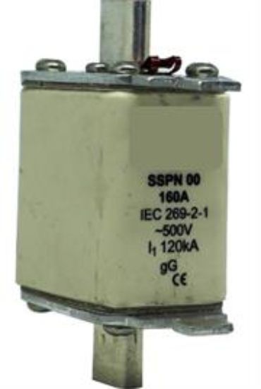 Picture of Solarix 500V 160A NH00 Ceramic Din Fuse