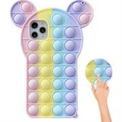 Picture of Sceedo Pop It Bubble Iphone X Cover Pink Rainbow No