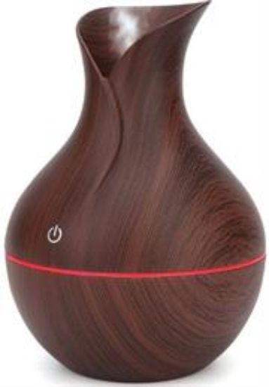 Picture of Casey Ultrasonic Aroma Portable Humidifier Dark Hollow Wood