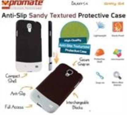 Picture of Promate Black Gritty.S4 Antislip protective case