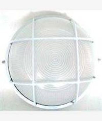 Picture of Noble Pays Round Bulkhead Light Fitting Large White