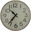 Picture of Casey Wall Clock Pine Woodgrain Beige