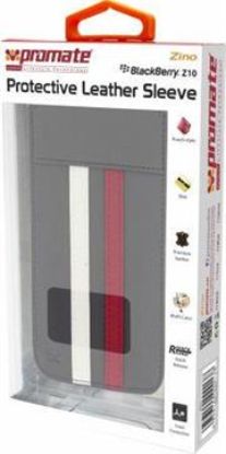Picture of Promate Grey Zino BlackBerry Z10 Protective Leather Sleeve