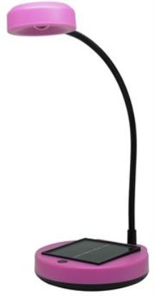 Picture of Noble Pink SunLite Solar Powered Tabletop Lamp