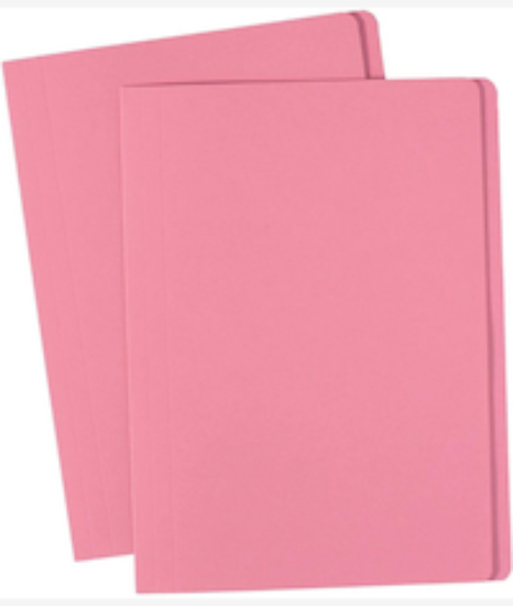 Picture of Marlin A4 Flat File Folders Pink Pack of 100