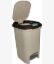 Picture of Casey 10 Litre Step On Pedal Waste Bin Beige And Brown