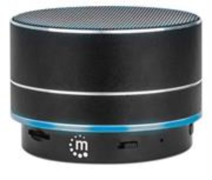 Picture of Manhattan Black Metallic LED Bluetooth Speaker