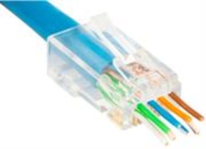 Picture of Ellies Cat6 UTP RJ45 Modular Snap Plugs 50 Pack
