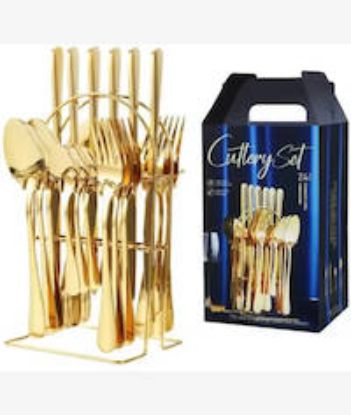 Picture of Casey Everyealth Stainless Steel Cutlery 24 Piece Set